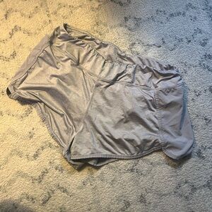 Women’s Reebok Gray Athletic Shorts Moisture-Wicking Performance